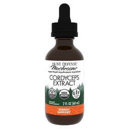 Host Defense Cordyceps Extract - Immune & Energy Support Supplement - Neerude tervise täiendus korditsepsiga - Fitness Support to Aid Hapniku sissevõtmine - 2 fl oz (60 Servings) *