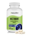 NaturalSlim Night Time Fat Burner naistele ja meestele - Noctiburn Üleöö Rasvapõletuslisandid koos oluliste ainetega Aminohape öösel põletamiseks Ainevahetustoetus - 120 köögiviljakapslit
