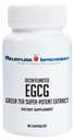 EGCG roheline tee ekstrakt 90 kapslit 670 mg ekstrakti kapsli kohta standardiseeritud kõrge tugevusega 98% + polüfenoolid 60% EgCG väga madal kofeiin õrn seedetraktis