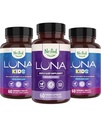 Nested Naturals Luna Kids Sleep Supplement (60 närimistabletti) & Luna Natural Sleep Aid (60 vegankapslit)