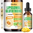 Liposomaalne glutatiooni lisand 2000mg, vedel glutatioon tilgad C-vitamiiniga, immuunsüsteemi antioksüdandid, vananemine, naha tervis, maksa detox - Superior imendumine, ananassi 2 Fl Oz