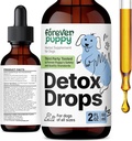Forever Puppy Detox tilgad koertele - Dandelion Root & Dandelion Leaf Tinktuur maks ja neerud Toetus - Taimne Detox & Antioksüdant Support Supplement for Dogs of All Breeds & Sizes - 2 fl oz