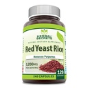 Taimsed saladused Punane pärmseente riis 1200 Mg serveerimise kohta, 240 Veggie kapslit Täiendus | Mitte-GMO | Gluteenivaba | Valmistatud USA-s