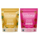 Ultima Replenisher Electrolyte Powder Drink Mix Bundle – Sugar Free – Limonaad ja Vaarika, 20 Stickpacks – 6 Elektrolüüte ja mineraale – Keto Sõbralik, Vegan, Non-GMO