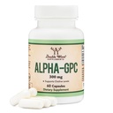 Alpha GPC koliin aju täiendus atsetüülkoliinile (60 arvu, 600 mg serveerimist) täiustatud mälu valem, fookus ja aju tugi, fookuse lisand (valmistatud USA-s)