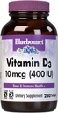 Bluebonnet Nutrition Vitamiin D3 400 IU Softgels, AIDS lihaste ja skeleti kasvu, kolekaltsiferool kalaõli, Non GMO, Gluteenivaba, Sojavaba, Piimavaba, 250 Softgels