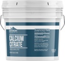 Maapealsed elemendid Kaltsiumtsitraat 1 Gallon Bucket, Pure & Unndiluted, Lab Verified (96 Ounce)