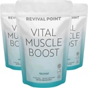 Vital Lihaste Boost - Premium myHMB ja D3-vitamiini täiendus täiskasvanutele - patenteeritud HMB pulber 3000mg - tervislike lihaste, energia ja elujõulise aktiivse elu jaoks - toetab valkude sünteesi ja tugevust