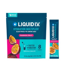 Vedel I.V.® Hüdratsioonikordaja - Passion Fruit | Elektrolüütide pulbrijoogisegu | 1 Pack (16 Servings)