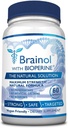 Fungaviir Brainol - suunatud aju tugivahend - B-vitamiinid, magneesium, aminohapped, naistepuna, fosfatidüülseriin, Ginkgo Biloba - Vegan-sõbralik - 60 kapslit - 1 kuu pakkumine