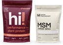 Inimese Paranemine Chocolate Performance Protein ja MSM Cellular Detox Bundle