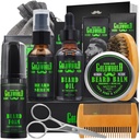 Beard Kit Beard Grooming Kit w/Beard Wash/Shampoo Beard Oil Balm Brush Comb Scissor Bag e-Book Christmas Stocking Stuffers Kingitused Ideed meestele Ta isa Poisssõber Abikaasa Mehed