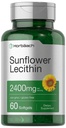 Horbäach päevalilleletsitiin Softgel Kapslid | 2400mg | 60 pillid | Looduslikult esinevad fosfolipiidid | Mitte-GMO, Gluteenivaba täiendus