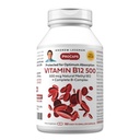 ANDREW LESSMAN Vitamiin B12 500 180 Kapslid - Absorptsiooniga kaitstud metüülkobalamiin (looduslik koensüüm vitamiin B12), mis on vajalik energia ja stressi toetamiseks, pluss B-kompleks, kergesti neelatavad kapslid