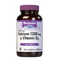 Bluebonnet Nutrition Milk-Free Calcium 1200 mg Plus Vitamiin D3 400 RÜ - kõrge potentsi, maksimaalne imendumine Tugevad terved luud ja immuuntervise tugisammas, Gluteenivaba, piimavaba, 120 Softgels