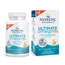 Nordic Naturals Ultimate Omega-D3, Sidrunimaitse - 90 pehmet geeli - 1280 mg Omega-3 + 1000 IU D3-vitamiini - EPA & DHA - edendab aju, südant ja immuunsust - 45 serveerimist