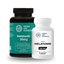 Melatoniini une tugipakett | 30 mg arbuusikummid ja 120 mg suure annusega kapslid | täiskasvanute täiustatud uneabi | Vegan & Non-GMO