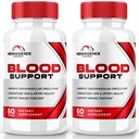 (2 Pack) Hemagenix kapslid, Hemagenix Advanced Blood Support Formula, kõik looduslikud toidulisandid tervisliku taseme säilitamiseks, ekstra tugevuse pillid üldiseks heaoluks, ametlikud ülevaated (120 kapslit)