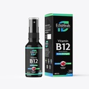 Vitamiin B12 Vedel pihusti | Vitamiin B12 energia toetamiseks | Vegan | Mitte-GMO | Gluteenivaba | 40 pihustit | 1500 mcg pihusti kohta | Vaarikamaitse | 1 fl Oz