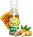 Beelife Propolis Throat Spray - rahustav Honey & Ingver Propolis - Natural Immune Support & Sore Throat Relief, Antioksüdandid, rikas Flavonoidid & Artepillin C, Ei Suhkrut, Gluteenivaba - 1-Pack, 30 ml