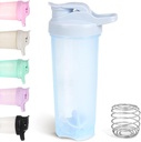 D.Y.A 24oz Shaker Bottle, Leak Proof Sport Shaker Cups Protein Shakes, Shaker Bottle for Pre Workout and Travel To Go, BPA Free & Easy Clean Protein Shaker Bottle, Sinine
