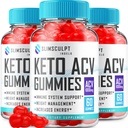 (3 Pack) Slimsculpt Keto ACV Gummies - Advanced Formula Slim Slim Skulpt Keto Plus ACV Gummies Apple Siider Äädikas Keto Slimsculpt ACV Gummies Toidulisa kommentaare Mehed Naised (180 Gummies)