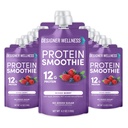 Disainer Wellness Protein Smoothie, tõeline puuvili, 12 g valku, madala süsivesikusisaldusega, nulllisatud suhkrut, gluteenivaba, mitte-GMO, kunstlikke värve või maitseid ei ole, segatud marja, 12 krahv