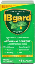 IBgard Gut Health Supplement, Piparmündiõli kapslid kõhu mugavuseks, 96 kapslit