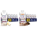 Tagage Max Protein Nutrition Shake 30 g valgu, 1 g suhkru, kõrge valgusisaldusega raputada, Prantsuse Vanilla & Cafe Mocha, vedelik, 11 fl oz (Pack of 12)