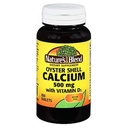 Nature's Blend Oyster Shell Calcium 500mg koos D3-vitamiiniga, 100 tabletti (pakk 4)