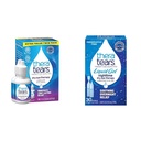 TheraTears Kuiv Silmateraapia Määrdeaine Silmatilgad Kuivad Silmad, 1 fl oz Pudel Twin Pack, (2 x 30 ml Pudelid) & Vedel Gel Öine Määrdeaine Silmatilgad Kuivad Silmad, Ühekordselt Kasutatavad Viaalid, 30 Count