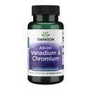 Swanson Albion Kelateeritud Vanaadium ja Chromium 60 Veg Kapslid