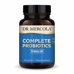 Dr Mercola Täielikud probiootikumid - 70 miljardit CFU - toetab immuunsust, seedimist ja soolestiku tervist - funktsioonid 10 tüve - riiuli stabiilne - GMO-vaba, gluteenivaba ja sojavaba - 30 kapslit (30 serveerimist)