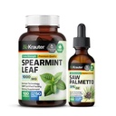 BIO KRAUTER Spearmint 100 kapslit & Saw Palmetto tinktuur 2 Fl. Oz .