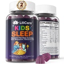 Kids Sleep Gummies - Magneesium Glycinate Gummies, Melatoniini Vaba Uneabi | Magneesium, Kaltsium, D3, B6, L Theanine | Kid Melatoniini Alternatiiv Rahulikule Unele (2. pakk)