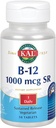 KAL B- 12 1000 mcg Püsiv vabanemine | Tervislik ainevahetus, energia, närvide ja punaste vereliblede toetus | Taimetoitlane | Lab kinnitatud | 50 tabletti