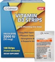 Vitamiin D3 Strips 100 Pack| 2000 RÜ Suukaudne lahustuv D3 vitamiiniribad | Piparmündi maitse sulab keelel 30 sekundiga | Suurenda immuunsust ja suurendab vaimset fookust D3 2000 vitamiiniga