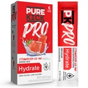 PURE KICK PRO Hüdratsioon Elektrolüütide Joogi Segu, Maasika Jää Pop, Sisaldab 1 Karp 6 Pakendiga Igas Karbis