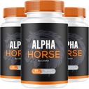 (3 Pack) Alfa hobune, Alfa Hobuse pillid meestele, Alfa Hobuse Kapslid, Alfa Hobuse Täiendus, Alfa Hobuse Vitamiin Kõik Natural Premium Formula, Alfa Hobuse Täiendus Toetus, 180 kapslit 3 kuu jooksul
