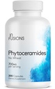 Fütotseramiidid 200 Kapslid Naha parandamine Noorendamine Vananemisvastane tugi Taimest saadud Ceramides 700 mg Gluteenivaba Mitte- GMO
