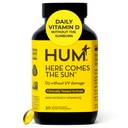 HUM Siin on päikese immuuntoetus toidulisand D-vitamiini toidulisanditega naistele ja meestele tervisliku immuunsüsteemi jaoks, D3-vitamiin toetab luu tervist, 30 kapslit
