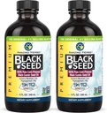 Hämmastavad maitsetaimed Premium Black Seed Oil - Gluteenivaba, Non GMO, Külmpressitud Nigella Sativa Aids in Seedetrakti Tervis, Immuunsüsteemi Toetus, Ajufunktsioon - 8 Fl Oz (pakk 2)