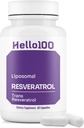 Kõrge puhtusastmega liposomaalne trans-resveratrooli lisand - iga 250 mg kapsel ületab 98% orgaanilise resveratrooli lisandi puhtus - antioksüdantne liposomaalne resveratrool, vegan - 60 kapslit