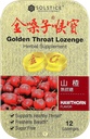 Kuldne kurk Lozenge, Hawthorn, 12 Lozenges