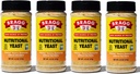 Bragg Nutritional Yeast Seasoning - Vegan, Gluteenivabad juustuhelbed - Hea Valgu ja vitamiinide allikas - Toitaineline Savory Parmesan juustuasendaja - Non GMO Kontrollitud, 4.5 Ounce, 4-Pack