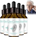 Tinnitus Relief Ringing kõrvad, Zencortex Cortex Kõrva tilgad, Zencortex Tinnitus, Aitab Eardrum Tervis, Edendab kuulmisselgust, Pudel 30 päeva (5 Pack)