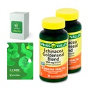 Echinacea Goldenseal Blend Dietary Supplement, 900 mg, 75 Ct Bundle eksklusiivsete vitamiinide ja mineraalidega A kuni Z - Better Ligth&Spring Guide@ (3 üksust)