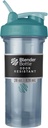BlenderBottle Shaker Bottle Pro seeria sobib ideaalselt proteiini raputamiseks ja eeltreeninguks, 28-kordne, Cerulean Blue