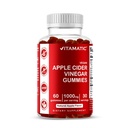 Vitamaatilised õunasiidri äädikakummid - 1000 mg ühe serveerimise kohta - 60 vegankummit - ACV-kummid detoksi, kaalulanguse toetuse, energia suurendamise, seedimise ja soolestiku tervise jaoks